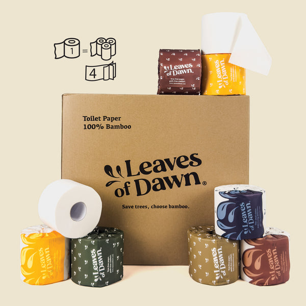 100% Bamboe Toiletpapier - 4-laags - 30 meter