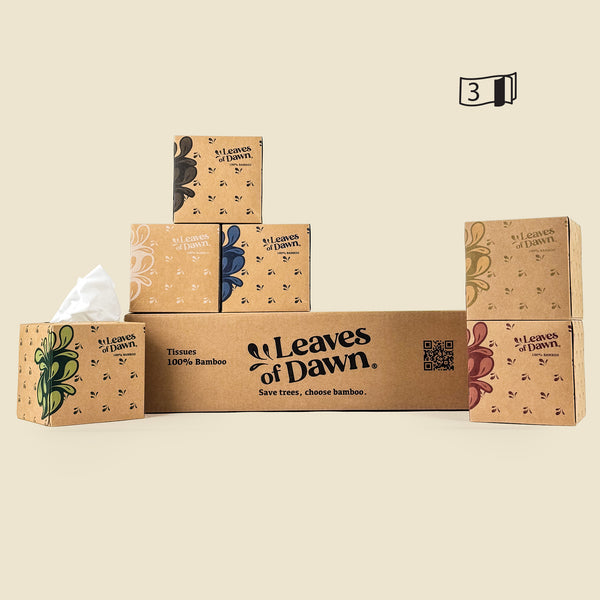 100% Bamboe Tissues - 3-laags
